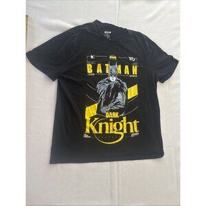 Rare Batman Dark Knight Black Short Sleeve DC XL T-Shirt